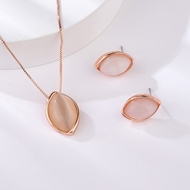 Picture of Reasonably Priced Rose Gold Plated White 2 Piece Jewelry Set from Reliable Manufacturer