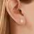 Picture of Delicate 925 Sterling Silver Stud Earrings of Original Design