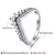 Picture of 925 Sterling Silver White Fashion Ring with Low MOQ