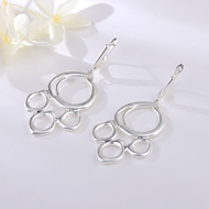 Picture of Buy Zinc Alloy Big Dangle Earrings with Low Cost