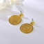 Show details for Eye-Catching Gold Plated Dubai Dangle Earrings with Member Discount