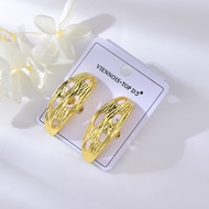 Picture of Low Price Zinc Alloy Dubai Big Stud Earrings from Trust-worthy Supplier