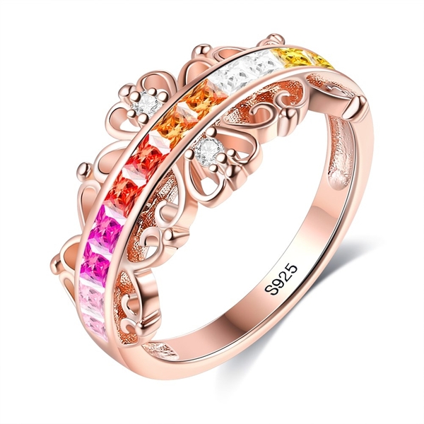 Picture of Small Colorful Fashion Ring with Beautiful Craftmanship