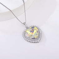 Show details for Zinc Alloy Platinum Plated Pendant Necklace Direct from Factory Show details for Zinc Alloy Platinum Plated Pendant Necklace Direct from Factory