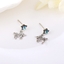 Show details for Small Platinum Plated Stud Earrings of Original Design