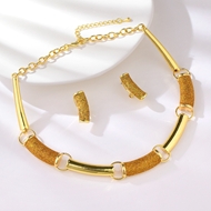 Show details for Reasonably Priced Zinc Alloy Gold Plated 2 Piece Jewelry Set from Reliable Manufacturer Show details for Reasonably Priced Zinc Alloy Gold Plated 2 Piece Jewelry Set from Reliable Manufacturer