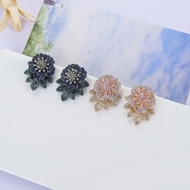 Picture of Charming Blue Gunmetal Plated Stud Earrings As a Gift