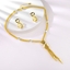 Show details for Zinc Alloy Rose Gold Plated 2 Piece Jewelry Set with Unbeatable Quality