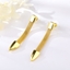 Show details for Beautiful Big Gold Plated Dangle Earrings