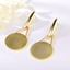 Show details for Bulk Gold Plated Dubai Dangle Earrings Wholesale Price