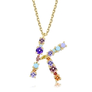 Picture of Staple Small Gold Plated Pendant Necklace