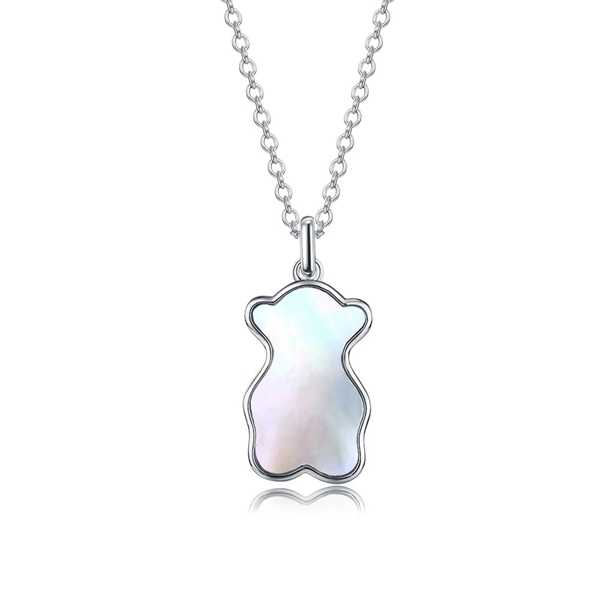 Picture of Copper or Brass Platinum Plated Pendant Necklace in Exclusive Design