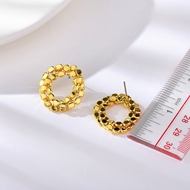 Picture of Best Small Gold Plated Stud Earrings