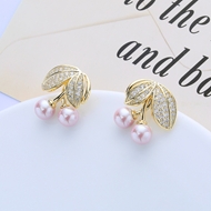 Picture of Fast Selling Pink Gold Plated Big Stud Earrings from Editor Picks