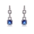 Picture of Top Cubic Zirconia Blue Dangle Earrings