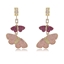 Show details for Need-Now Pink Luxury Dangle Earrings with Full Guarantee