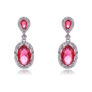 Picture of Hypoallergenic Platinum Plated Luxury Dangle Earrings with 3~7 Day Delivery