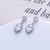 Picture of Hypoallergenic Platinum Plated Big Dangle Earrings with Easy Return