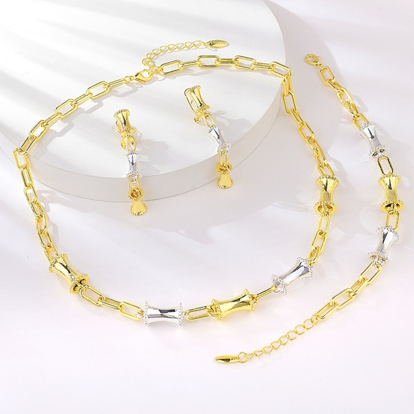 Picture of Delicate Big Dubai 3 Piece Jewelry Set