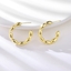 Show details for Shop Gold Plated Dubai Stud Earrings with Wow Elements
