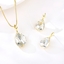 Show details for Best Small White Necklace and Earring Set