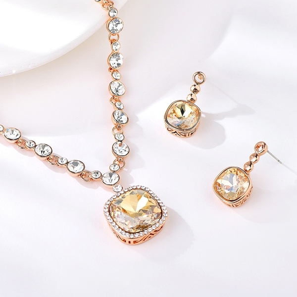 Picture of China Classic Rose Gold Plated 2 Pieces Jewelry Sets