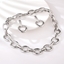 Show details for Nickel Free Platinum Plated Medium 2 Piece Jewelry Set with Easy Return