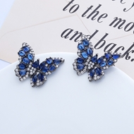 Picture of Buy Platinum Plated Cubic Zirconia Stud Earrings with Low Cost