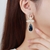 Picture of Nickel Free Gold Plated Big Dangle Earrings with No-Risk Refund