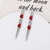 Picture of Featured Red Big Dangle Earrings with Full Guarantee