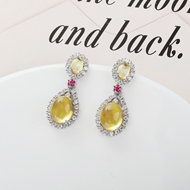 Picture of Luxury Yellow Dangle Earrings Online Only