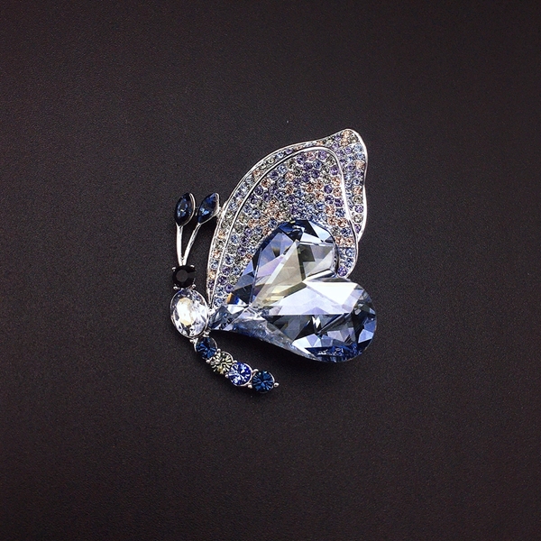 Picture of Impressive Blue Zinc Alloy Brooche Factory Direct