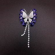 Show details for Zinc Alloy Blue Brooche with No-Risk Return Show details for Zinc Alloy Blue Brooche with No-Risk Return