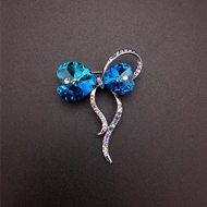 Show details for Popular Swarovski Element Blue Brooche Show details for Popular Swarovski Element Blue Brooche
