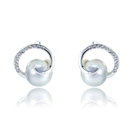 Picture of Hot Sale Zine-Alloy Venetian Pearl Stud