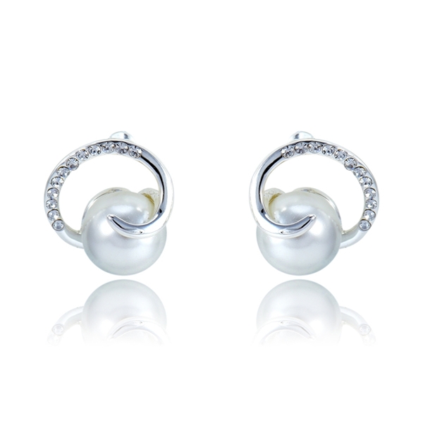 Picture of Hot Sale Zine-Alloy Venetian Pearl Stud