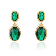 Picture of Attractive Green Copper or Brass Dangle Earrings For Your Occasions