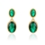 Picture of Attractive Green Copper or Brass Dangle Earrings For Your Occasions