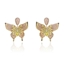 Show details for Unusual Big Copper or Brass Dangle Earrings
