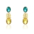 Picture of Funky Big Cubic Zirconia Dangle Earrings