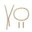 Show details for Fancy Big Luxury 3 Piece Jewelry Set