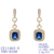 Picture of Good Quality Cubic Zirconia Gold Plated Dangle Earrings