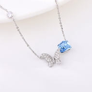 Show details for Delicate Swarovski Element Zinc Alloy Short Chain Necklace Show details for Delicate Swarovski Element Zinc Alloy Short Chain Necklace