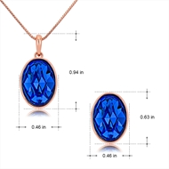 Picture of Classic Platinum Plated 2 Piece Jewelry Set with Beautiful Craftmanship