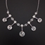 Show details for Bling Big Swarovski Element Short Chain Necklace