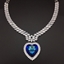 Show details for Need-Now Blue Love & Heart Short Chain Necklace from Editor Picks