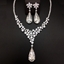 Show details for Platinum Plated Swarovski Element 2 Piece Jewelry Set at Great Low Price
