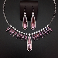 Show details for New Season Purple Zinc Alloy 2 Piece Jewelry Set with SGS/ISO Certification Show details for New Season Purple Zinc Alloy 2 Piece Jewelry Set with SGS/ISO Certification