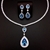 Picture of Top Swarovski Element Big 2 Piece Jewelry Set