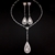 Picture of Zinc Alloy Platinum Plated 2 Piece Jewelry Set with Unbeatable Quality